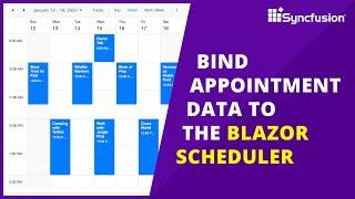 Bind Appointment Data to the Blazor Scheduler [Getting Started - Part 2]