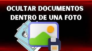 ¡ESCONDE CUALQUIER ARCHIVO dentro de una FOTO!  Función Oculta en Windows