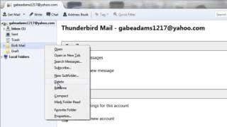 How to Make Folders in Fox Thunderbird Email : Internet Help