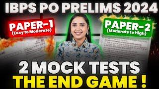 2 Exam level Mock Papers IBPS PO Prelims 2024 | Most Expected Questions IBPS PO 2024 |Smriti Sethi