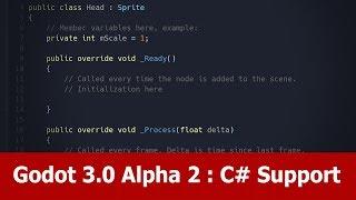 Godot 3.0 New Features : C# Support