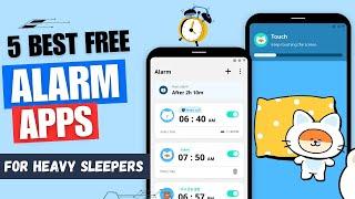 5 Best Free Alarm Apps to Wake Up Heavy Sleepers ⏰ | For Android | Apps that Will Wake You Up