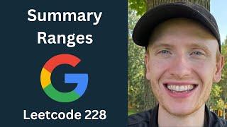 Summary Ranges - Leetcode 228 - Top Questions (Python)
