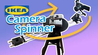 How to make 360 Camera Spinner rig from IKEA Stool for 3D Scanning and product shooting