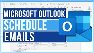 How To Schedule An Email In Outlook - Full Tutorial