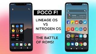 POCOPHONE F1 - LINEAGE OS VS NITROGEN OS || STOCK ANDROID 9.0 PIE || The Battle Of Custom ROMS!