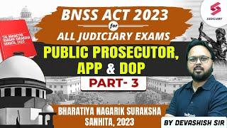 Complete Bhartiya Nagrik Suraksha Sanhita 2023 | BNSS Act for all judiciary exams | Devashish Sir