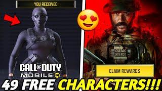 *NEW* How To Get 49 FREE Character Skins In Cod Mobile Season 10!
