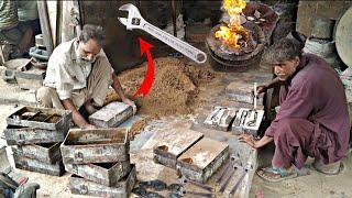 How to Make WRENCH Tool in Factory with Amazing Skills | Tools Manufacturing Process | Work Side