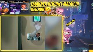 emaknya kekunci di kamar mandi malah di usilin bikin ngakak ter epic