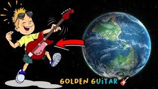 Unique map view  found a the BIG golden guitar  on googly earth #googly#map #earth #guitar