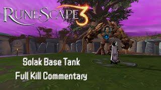 RuneScape 3 - Solak Base Tank (Full Kill Commentary)