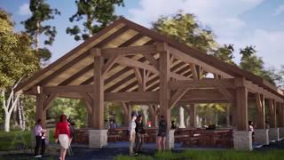 Timber Frame Pavilion | Big Timber Patio Cover for Outdoor Weddings, Gatherings & Parks