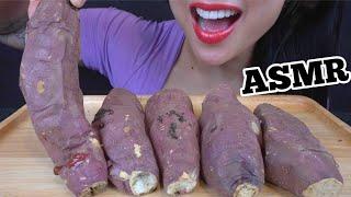 ASMR JAPANESE SWEET PURPLE YAMS (STICKY SOFT RELAXING EATING SOUNDS) LIGHT WHISPERS | SAS-ASMR