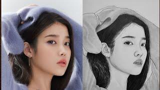 How to draw IU (Lee Ji-Eun) Step by step | Drawing Tutorial | YouCanDraw