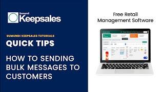 Sumundi Keepsales Tutorials P-15: Sending Bulk SMS To Customers