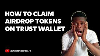 How to Claim Airdrop Tokens on Trust Wallet | Free 30+ Airdrop token contract Address