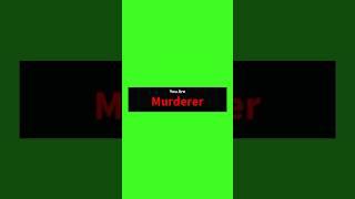 Roblox Murder Mystery 2 Green Screen Victory And Role Selection #roblox #mm2roblox #mm2 #greenscreen