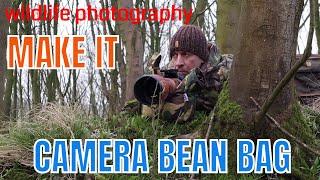 The Ultimate Wildlife Photography Accessory (How To Make A Camera Bean Bag)