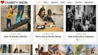 Download html charity website template free