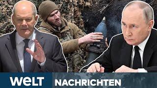 UKRAINE-KRIEG: Botschaft an Russland! Klares Signal von Olaf Scholz an Wladimir Putin | WELT STREAM