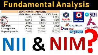 Bank Results Analysis | Net interest income (NII) | Net interest margin (NIM) | Fundamental Analysis