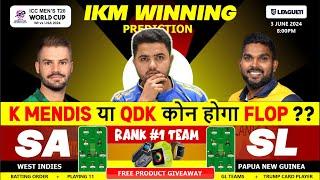 SL vs SA Dream11 | SL vs SA Dream11 Prediction | Srilanka vs Sauth Africa 4th T20 Match Prediction