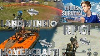 Rules of Survival - LANDMINE, RPG, and HOVERCRAFT! SNEAK PEAK!