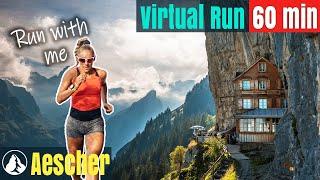 2022 Ebenalp Switzerland Wonderland | Trail Running Video for Treadmill | Virtual Run #34