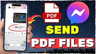 How To Send PDF File In Facebook Messenger (2024)