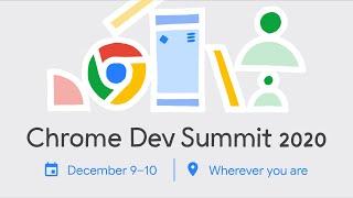 Chrome Dev Summit 2020 - Save the date