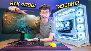 The MOST POWERFUL Gaming PC You Can Build?!  RTX 4090, Intel 13900KS, NV7 w/ Benchmarks | AD