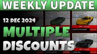 GTA Double Money Update | GTA ONLINE BIG DISCOUNTS DISCOUNTS THIS WEEK!