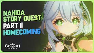 Nahida Story Quest Act 2 - Homecoming (Full Quest) | Genshin Impact 3.6