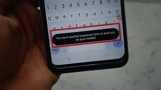 How to fix You have reached maximum limit to send otp on your mobile in problem solve in Vision11