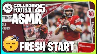 (ASMR Gaming) Fresh College Football Dynasty (Whispered & Controller Sounds)
