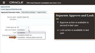 Setting Up Approval Unit Hierarchies in Oracle Financial Consolidation and Close