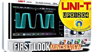 UNI-T UPO1204 - 4 Channel 200 MHz Ultra Phosphor Oscilloscope Mini Review