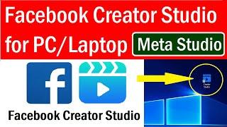 Facebook Creator Studio for PC | How to Add Facebook Creator Studio to Desktop | #fbstudio