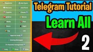 Telegram Tutorial 2022 :- How to use Group Help Bot Full Explain