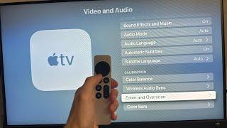 Apple TV: How to Change & Adjust Zoom & Overscan Tutorial! (For Beginners)