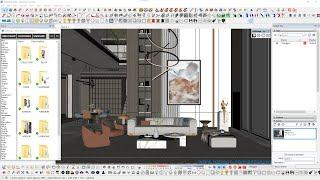 Guide to using the SKETCHUP LIBRARY MANAGER plugin