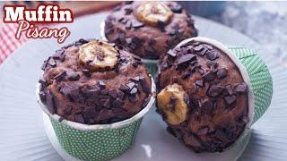 PALING GAMPANG BIKINNYA !! MUFFIN PISANG COKLAT LEGIT ANTI GAGAL