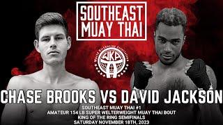 Southeast Muay Thai 1 - King of the Ring Semifinals - Chase Brooks vs David Jackson