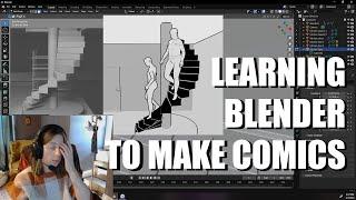 I Teach Myself Blender to Make Comics - It's Tough