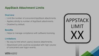 VMware App Volumes 2.13: AppStack Attach Limit - Feature Walk-through