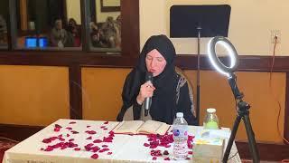 Beautiful Quran recitation by sister Jennifer Grout