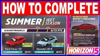 Forza Horizon 5 Summer Season Festival Playlist - Series 37 High Performance Dailies - Update 37