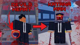 Becoming KATANA MAN in Chainsaw Man Devil's Heart