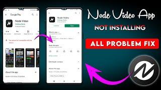 Node Video Editor install problem fix | Node video editor 2021 @osmtrendingtutorial